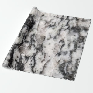 Papier Cadeau Abstraite taches blanches et noires par détenteur