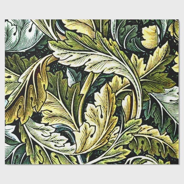 Papier Cadeau Acanthus, William Morris, (Plat)