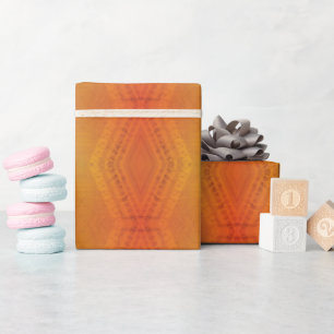 Papier Cadeau Acceptation   Motif de Shibori rouge orange jaune