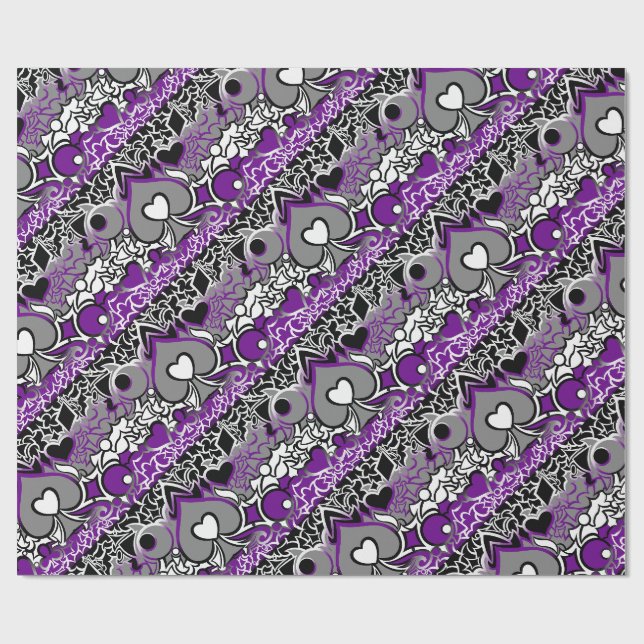 Papier Cadeau Ace Pride Squiggle (Plat)