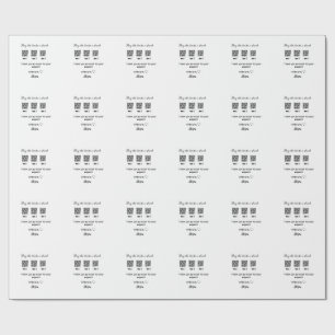 Papier Cadeau acheter une boisson acheter mariée scanner QR code