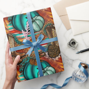 Papier Cadeau Action de grâce occidentale 