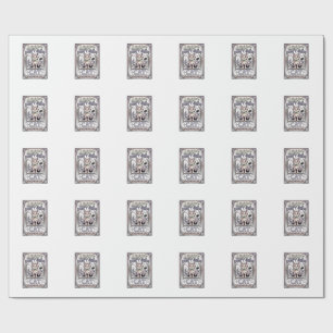 Papier Cadeau Adoptez Ne Pas Acheter Chat Sauvetage de Chat Adop