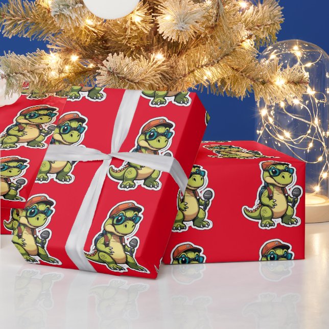 Papier Cadeau adorable dinasaur (Vacances)
