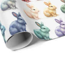 Adorable lapins de Pâques Enveloppe cadeau