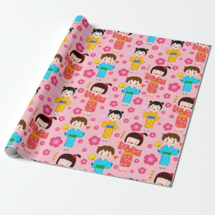 Papier Cadeau Adorable Motif pour enfants