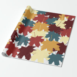 Papier Cadeau Affaire Autumn Leaves