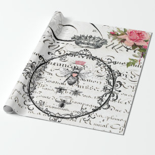 Papier Cadeau Affiche de Decoupage de meubles de reine des