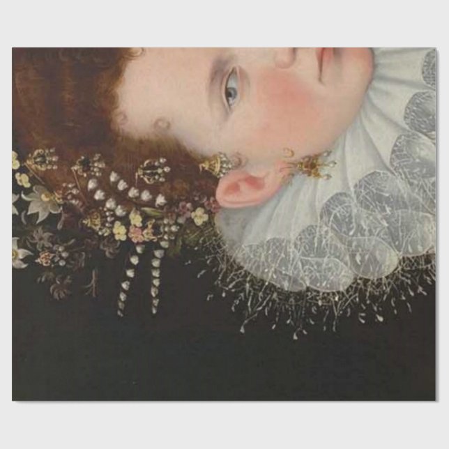 Papier Cadeau Affiche de la Reine Decoupage (Plat)