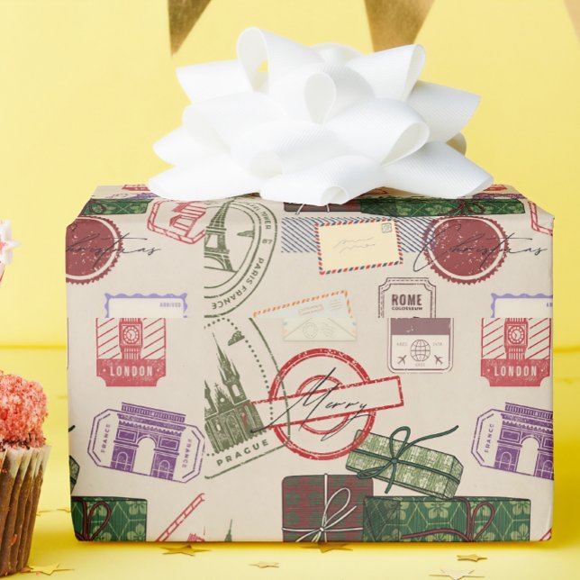 Papier Cadeau Affranchissement Noël (Créateur téléchargé)