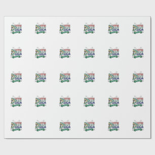 Papier Cadeau Afrique du Sud Football 2026 Football Gras Pays Ty