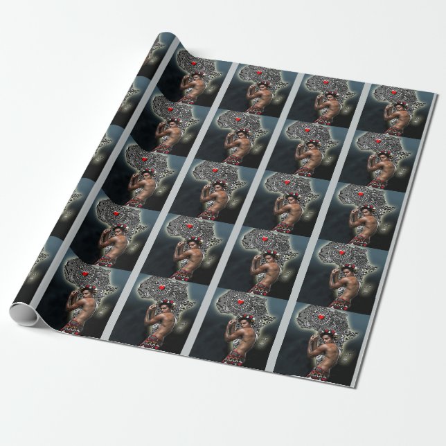 Papier Cadeau Afrique Groove Thing (Déroulé)