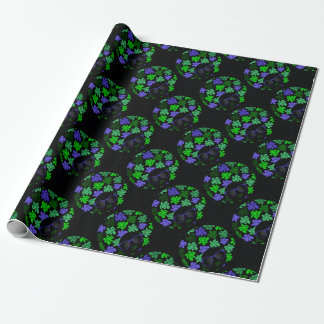 Papier Cadeau Afro Diva Vert & Bleu