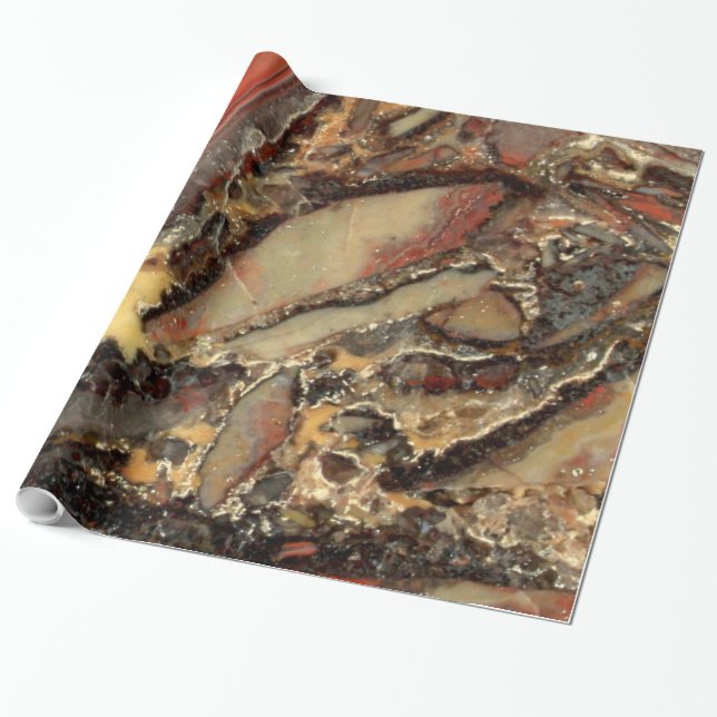 Papier Cadeau Agate Breccia (Déroulé)