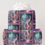 Papier Cadeau AI Magical Christmas Ajouter un nom Texte Cadeau d<br><div class="desc">AI Magical Christmas Ajouter un nom Texte Papier d'enveloppement de cadeau de fille</div>