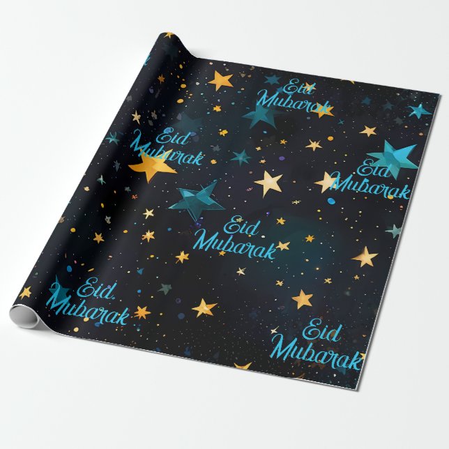 Papier Cadeau Aïd Moubarak ou ramadan Mubarak (Déroulé)