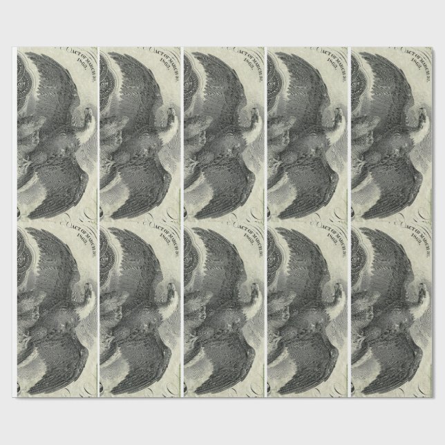 Papier Cadeau Aigle (Plat)