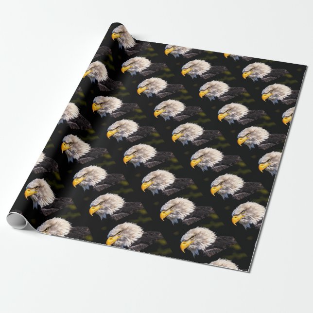 Papier Cadeau Aigle 2 (Déroulé)