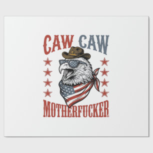 Papier Cadeau Aigle Patriotique Caw Caw Vintage Design de T-shir
