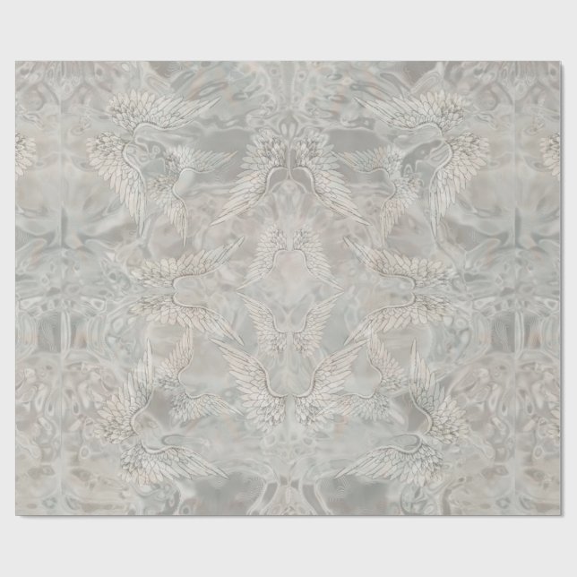 Papier Cadeau Ailes d'ange (Plat)