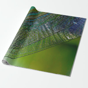 Papier Cadeau Ailes de libellules nature proche insecte
