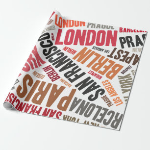 Papier Cadeau Aimer voyager