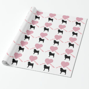 Papier Cadeau aimez nos carlins