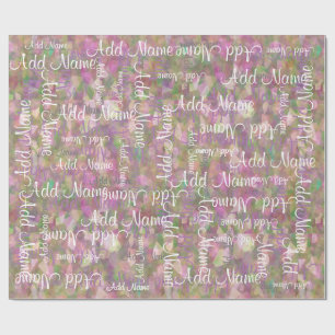 Papier Cadeau Ajoutez un nom