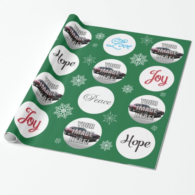 Papier Cadeau Ajoutez votre photo ! Chevy Camaro (Déroulé)