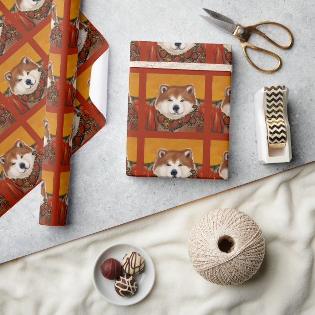 PAPIER CADEAU AKITA            (Artisanat)