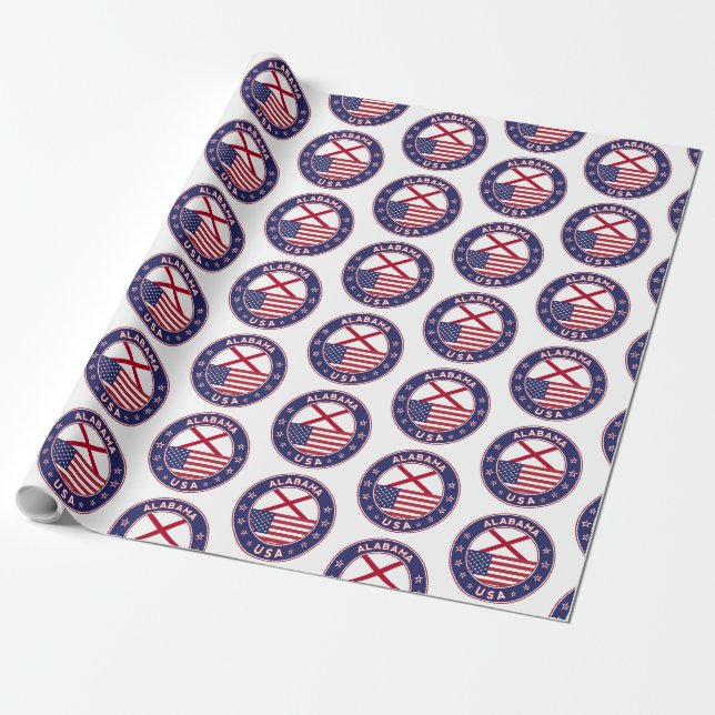 Papier Cadeau Alabama (Déroulé)