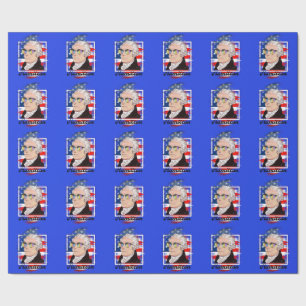 Papier Cadeau Alexander Hamilton aux nuances de port de couleur
