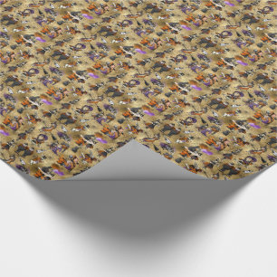 Papier Cadeau Alice au pays des merveilles en Halloween Thème Co