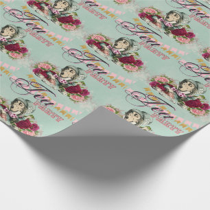 Papier Cadeau Alice Au Pays Des Merveilles Mad Hatter Tea Party 