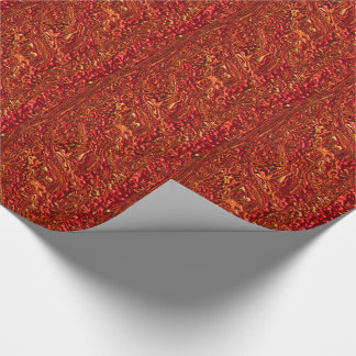 Papier Cadeau Alien Orange (Bubbling Lava)