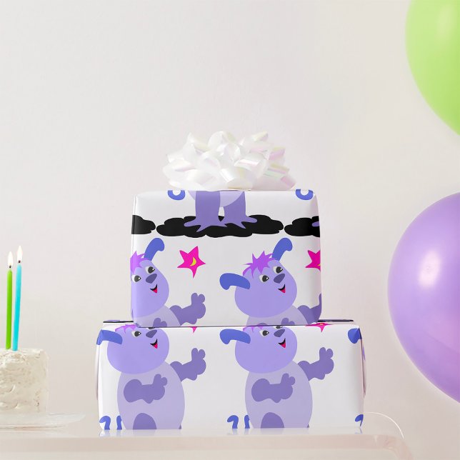Papier Cadeau Alien Pansu (Créateur téléchargé)