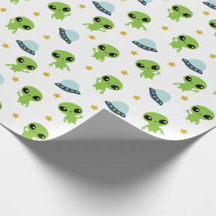 Papier Cadeau Aliens