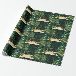 Papier Cadeau Allée du Jas de Bouffan, impression vintage de Céz