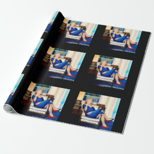 Papier Cadeau Allez, fille