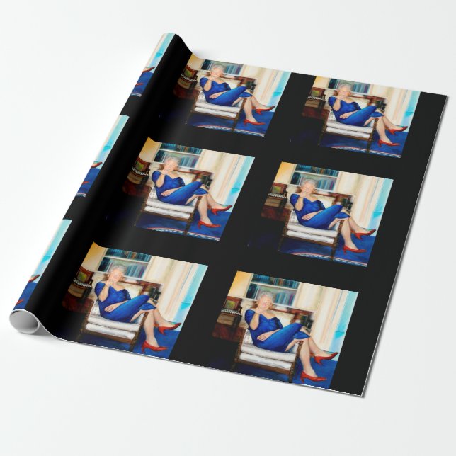 Papier Cadeau Allez, fille (Déroulé)