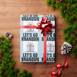 Papier Cadeau ALLONS BRANDON BANTHDAY Wrapping Paper.