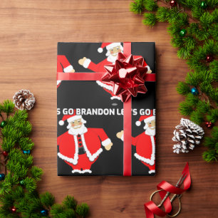 Papier Cadeau ALLONS BRANDON CHRISTMAS PÈRE NOËL Wrapping Pape