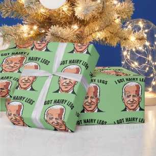 PAPIER CADEAU ALLONS BRANDON ! FUNNY CHRISTMAS BIDEN WRAPPING