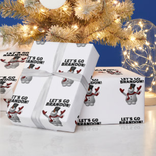 PAPIER CADEAU ALLONS BRANDON NOËL SNOWMAN