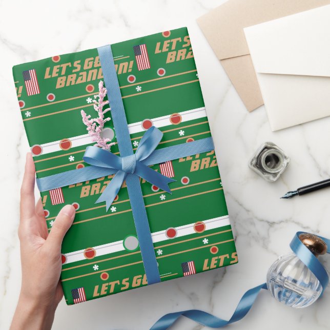 Papier Cadeau Allons, Brandon Wrapping Paper. (Cadeaux)