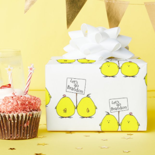 Papier Cadeau Allons-y Brandon Chicks Enveloppement cadeau (Fête d'anniversaire)