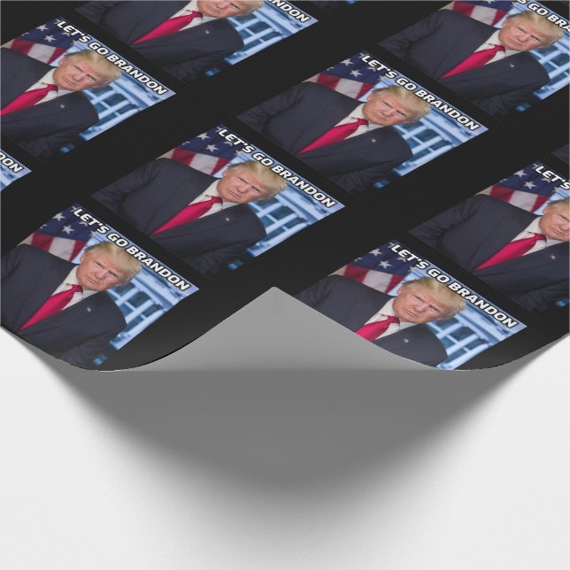 PAPIER CADEAU ALLONS-Y BRANDON TRUMP WRAPPING PAPER (Coin)