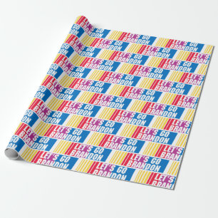 Papier Cadeau Allons-y Brandon Wrapping Paper.