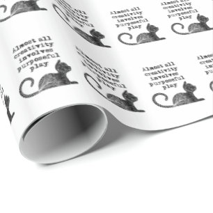 Papier Cadeau Almost all creativity implives purposeful play I
