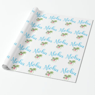 Papier Cadeau Aloha Plages Hawaii Style été